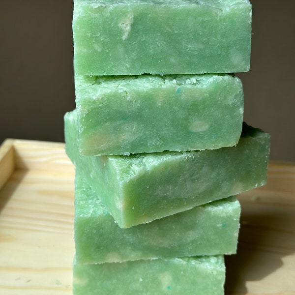 Coconut Eucalyptus Breeze Block Soap