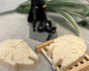 Star Wars millennium falcon goat milk soap