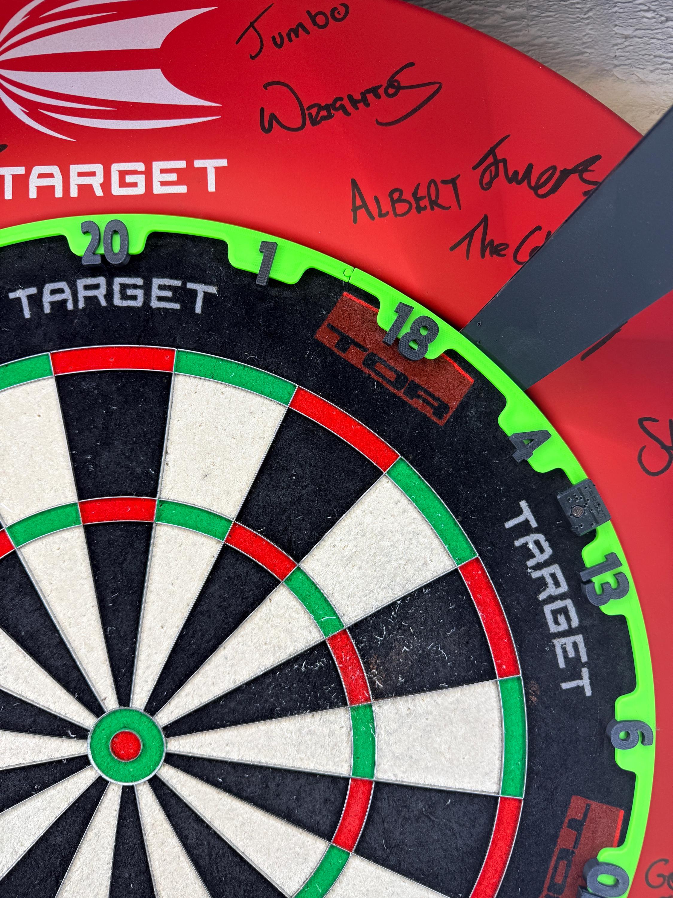 Dart Number Ring Target - Free 3D Print Model Dart Number Ring Target - Free 3D Print Model