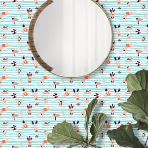 Swimmers wallpaper bathroom cute