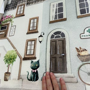 Nursery Wall Mural Baby Girl Pastel Color