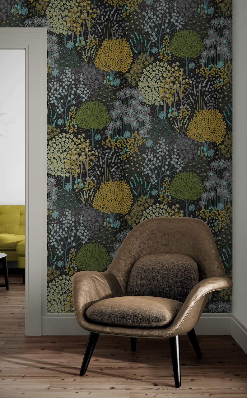 Botanical Wallpaper Forest