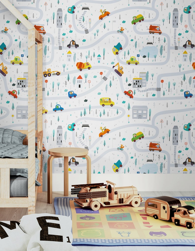 Cars Wallpaper Nursery