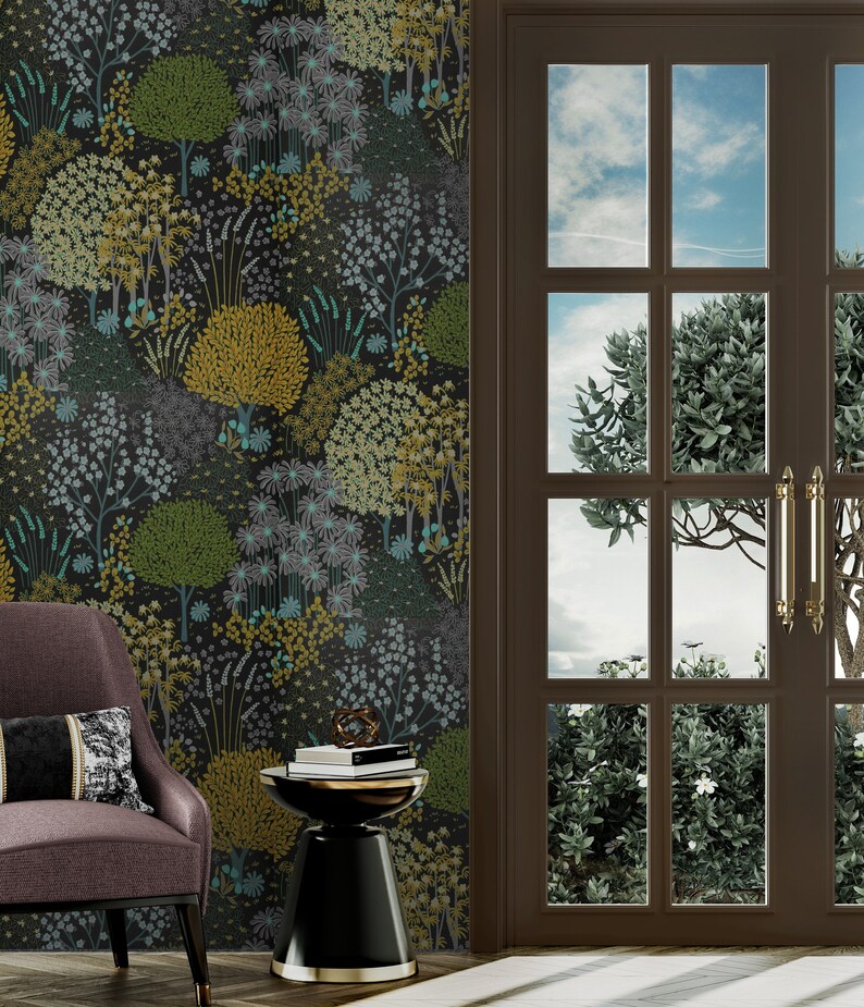 Wallpaper Botanical Livingroom