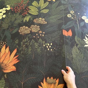 Wallpaper Woman Flowers Leaf bedroom