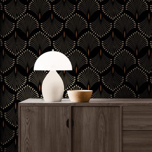 Vintage Wallpaper Art Decor Geometric