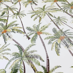 Palm Trees Wallpaper Green Bedroom