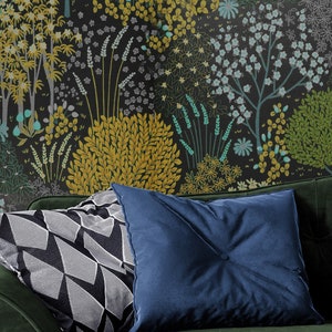 Bedroom Wallpaper Green Leaves