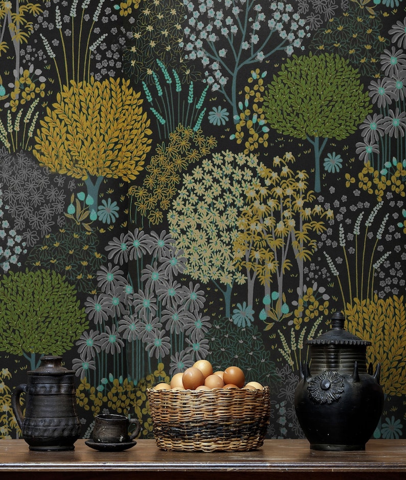 Whimsical Forest Wallpaper