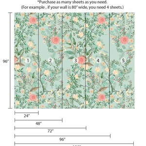 bedroom Flower wallpaper bathroom