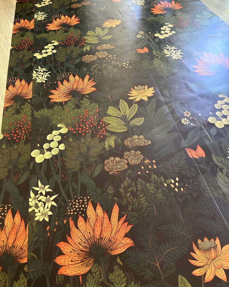 Dark Forest Flower Wallpaper