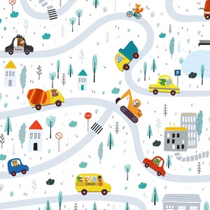 Boy Nursery Wallpaper cars
