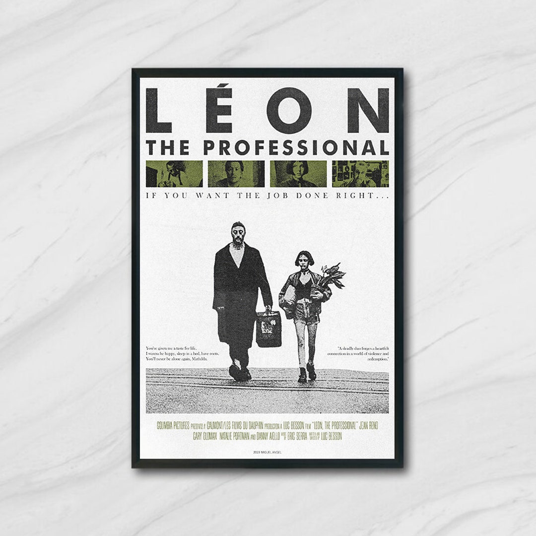 Leon the Professional Poster/home Decor/room Decor/customized Poster ...