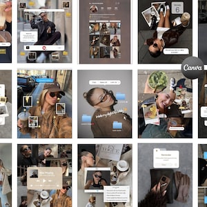 iOS Core UGC Instagram Templates, Canva Bundle for Content Creators, Influencers, SMM Viral