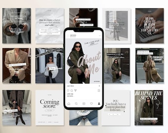 Esthetische Instagram-sjablonen, door Pinterest geïnspireerde Canva Post op sociale media, Ugc, contentmaker, SMM Viral