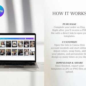 Trendige iOS Core Instagram-Vorlagen, UGC Content Creation, Viral SMM, Social Media Canva Bild 11