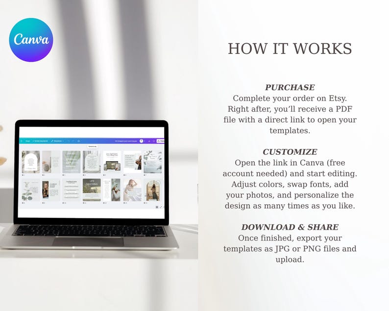 Coach Instagram Post Templates – Canva Editable, Social Media Pack - Etsy