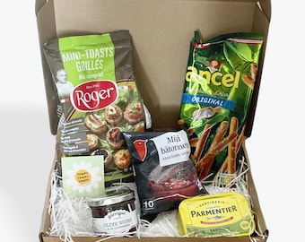 Gourmet-Snack-Box: Eine köstliche Auswahl an Gourmet-Snacks, die Sie jederzeit genießen können