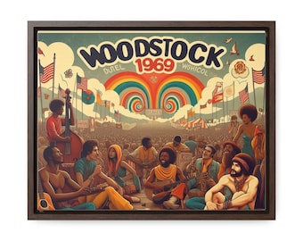 1969年のウッドストック・フェスティバルのポスターの復刻版 - Etsy 日本