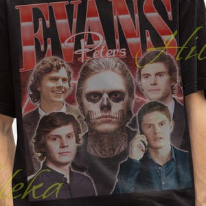 Chemise Evan Peters, t-shirt Evan Peters, t-shirt rétro Evan Peters, t-shirts de fans Evan Peters, sweat-shirt Evan Peters, sweat à capuche Evan Peters