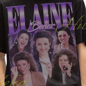 Elaine Benes Shirt, Elaine Benes Vintage TShirt, Elaine Benes Retro Tees, Elaine Benes Tribute Merch, Elaine Benes Fan Gift Tee