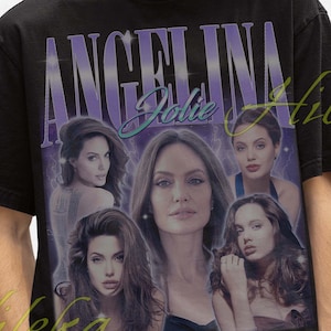 Angelina Jolie Shirt, Angelina Jolie Retro Sweater, Angelina Jolie T-shirt, Angelina Jolie Fan Tee, Angelina Jolie Sweatshirt, Brangelina