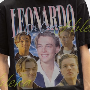 Leonardo DiCaprio Shirt, Leonardo DiCaprio Retro Retro Tshirt, Leonardo DiCaprio Tee, Leonardo DiCaprio Merch, Leonardo DiCaprio Poster Flag