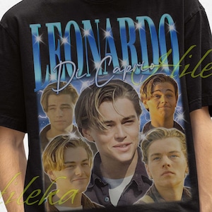 Leonardo DiCaprio Shirt, Leonardo DiCaprio Retro Retro Tshirt, Leonardo DiCaprio Tee, Leonardo DiCaprio Merch, Leonardo DiCaprio Poster Flag