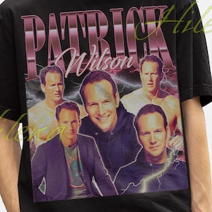 Patrick Wilson Retro Fan Shirt, Actor Wilson Homage Tee, Patrick Wilson Fan Tees, Patrick Wilson Retro 90s Sweater, Patrick Wilson Fan Shirt