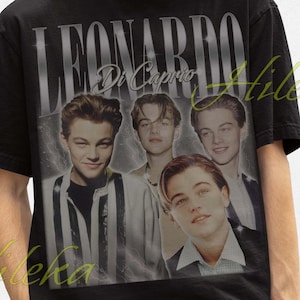 Leonardo DiCaprio Shirt, Leonardo DiCaprio Retro T-shirt, Leonardo DiCaprio Fan Tee, Leonardo DiCaprio Merch Gift, Movies Actor Tees