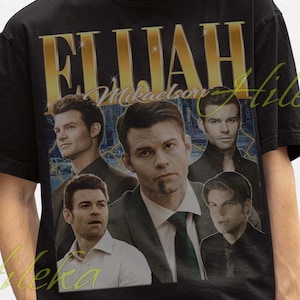 Chemise rétro Elijah Mikaelson, t-shirt Elijah Mikaelson, t-shirts de fan Elijah Mikaelson, sweat-shirt Elijah Mikaelson, poster Elijah Mikaelson Merch