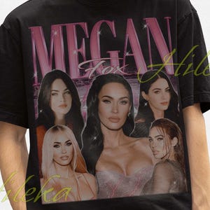 MEGAN FOX Shirt, Megan Fox T-Shirt, Megan Fox Retro Tees, Megan Fox Merch, Megan Fox Geschenk, Megan Fox Sweatshirt, Filmgeschenk Shirt