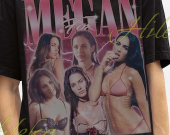 Chemise Megan Fox, t-shirt Megan Denise Fox, cadeau hommage Megan Fox, produits dérivés pour les fans de Megan Fox, t-shirts sexy Megan Fox, sweat-shirt des célébrités Megan Fox
