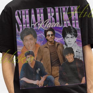 Camiseta de Shah Rukh Khan, camiseta de Shah Rukh Khan, camiseta retro de Shah Rukh Khan, camisetas vintage de Shah Rukh Khan, camiseta de SRK, regalo de la película SRK, fan de SRK