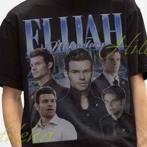 Chemise rétro Elijah Mikaelson, t-shirt Elijah Mikaelson, t-shirts de fan Elijah Mikaelson, sweat-shirt Elijah Mikaelson, poster Elijah Mikaelson Merch