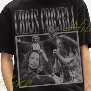 Chris Cornell Shirt, Chris Cornell Merch, Chris Cornell Tees, Chris Cornell Tour Tee, Vintage Chris Cornell Poster, Chris Cornell Fan Gift
