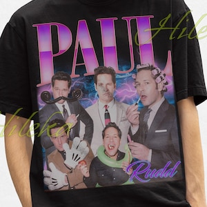 PAUL RUDD 90&#39;s T-shirt, Paul Rudd Bootleg Tees, Paul Rudd Shirt, Paul Rudd Vintage Shirt, Paul Rudd Retro Tshirt, Retro Movie Shirt