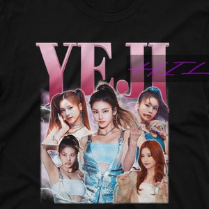 Hwang Yeji Retro 90Shirt, Yeji Fan Gift, Retro Yeji Vintage Gift, Yeji Korean Singer Shirt, Yeji Idol, Kpop Tees, Kpop Idol Gift, Korean Tee