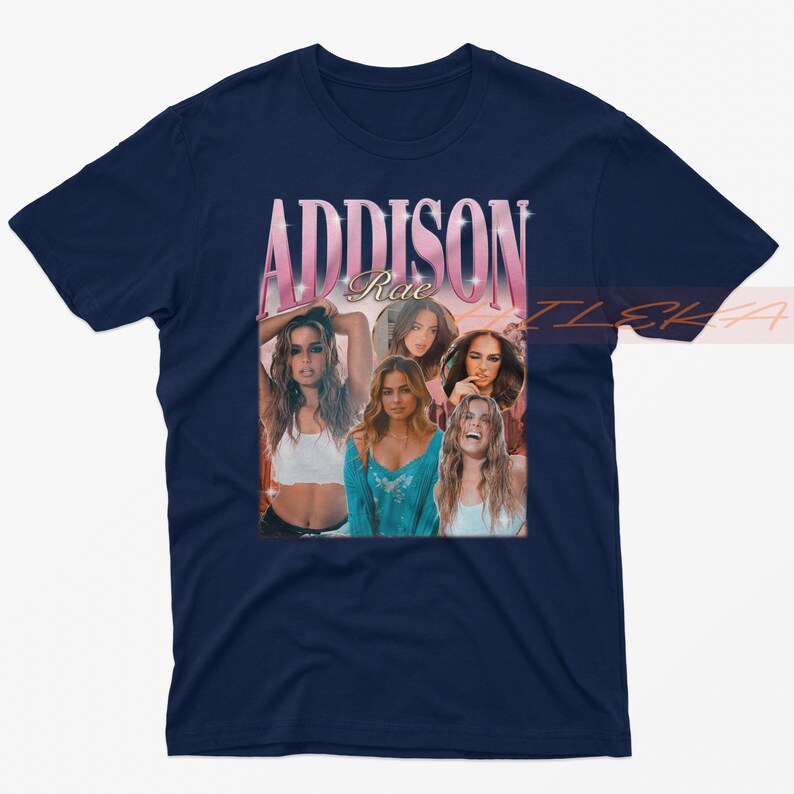 Addison Rae Shirt, Addison Rae Vintage Shirt, Addison Rae Retro Tshirt ...