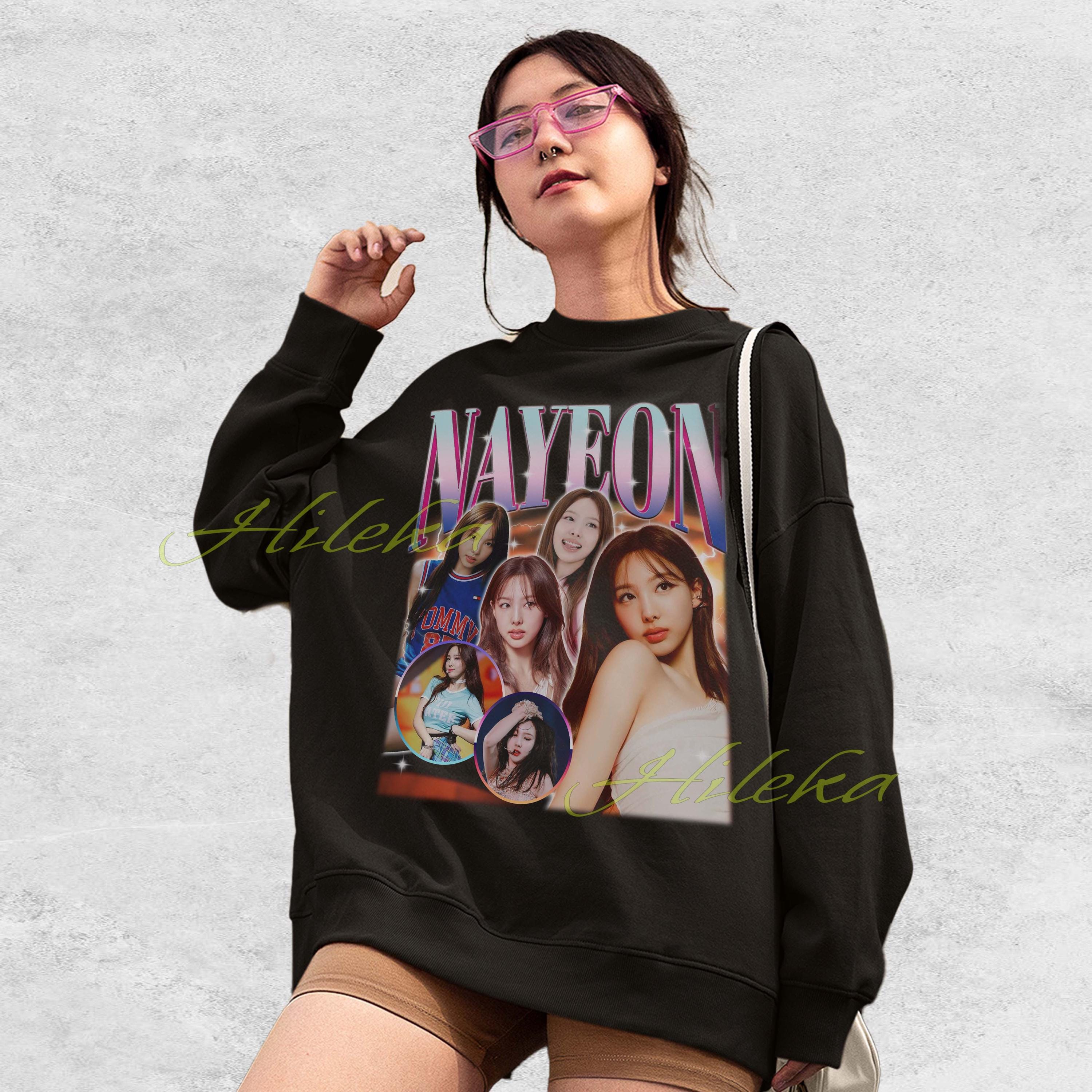 TWICE ナヨン Tシャツ Mサイズ NAYEON ABCD ソウルコン Nayeon Twice, Nayeon Shirt, Nayeon Fan Tees, Nayeon Twice Merch