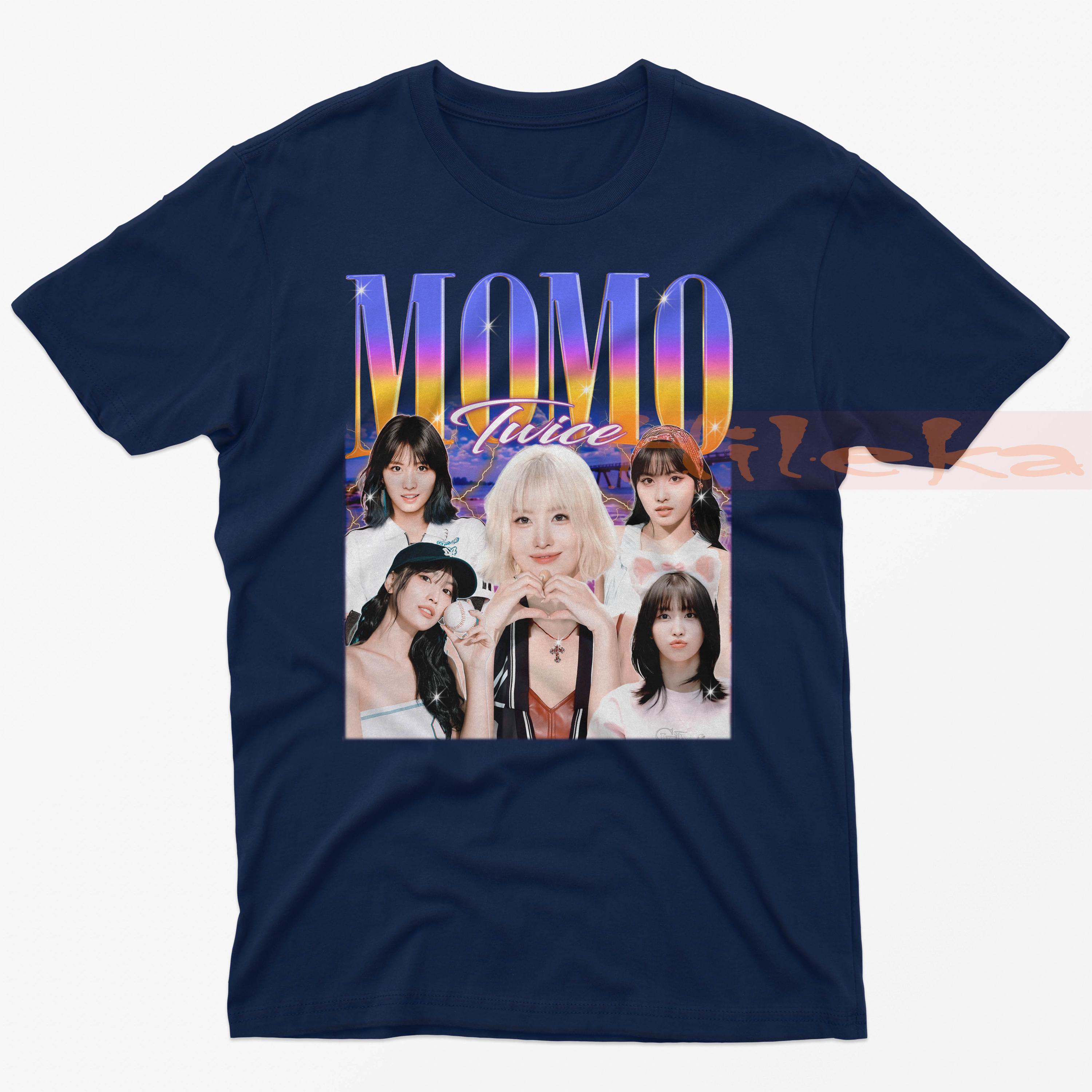 モモ TWICE シャツ、モモ ヴィンテージ シャツ、モモ レトロ 90年代 T