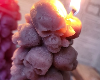 Gothic Grandeur: Skull and Bones Pile Gothic Vegan Candle - Soy Wax and Spooky Vibes- Fantasy and D&D themed