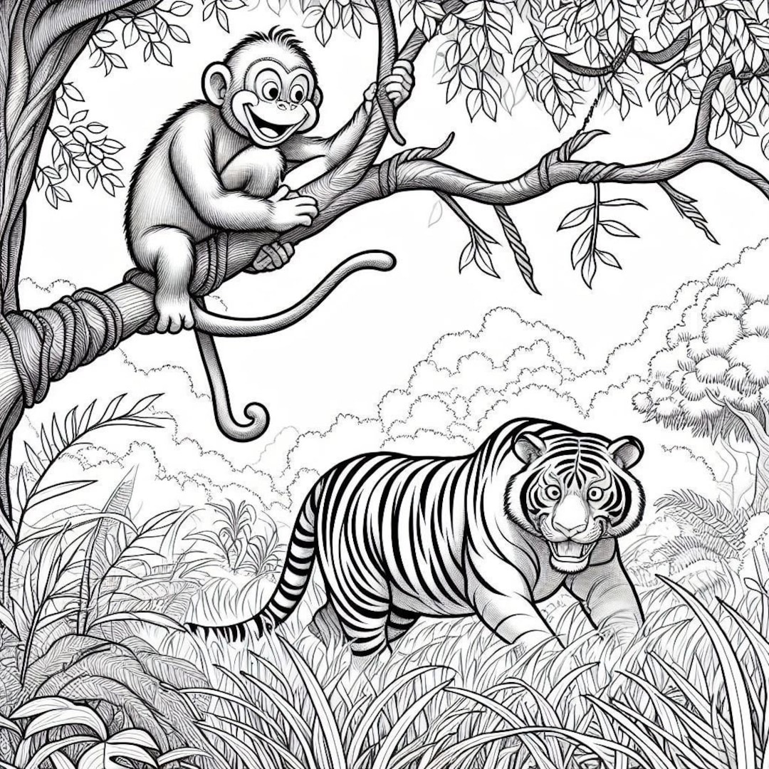 Coloring Page Of Animals