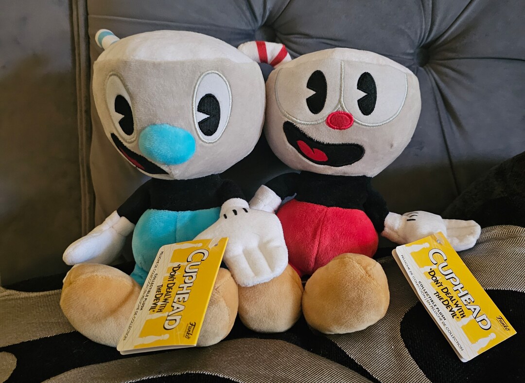 Funko Cuphead Mugman Plush Soft Toys - Etsy UK