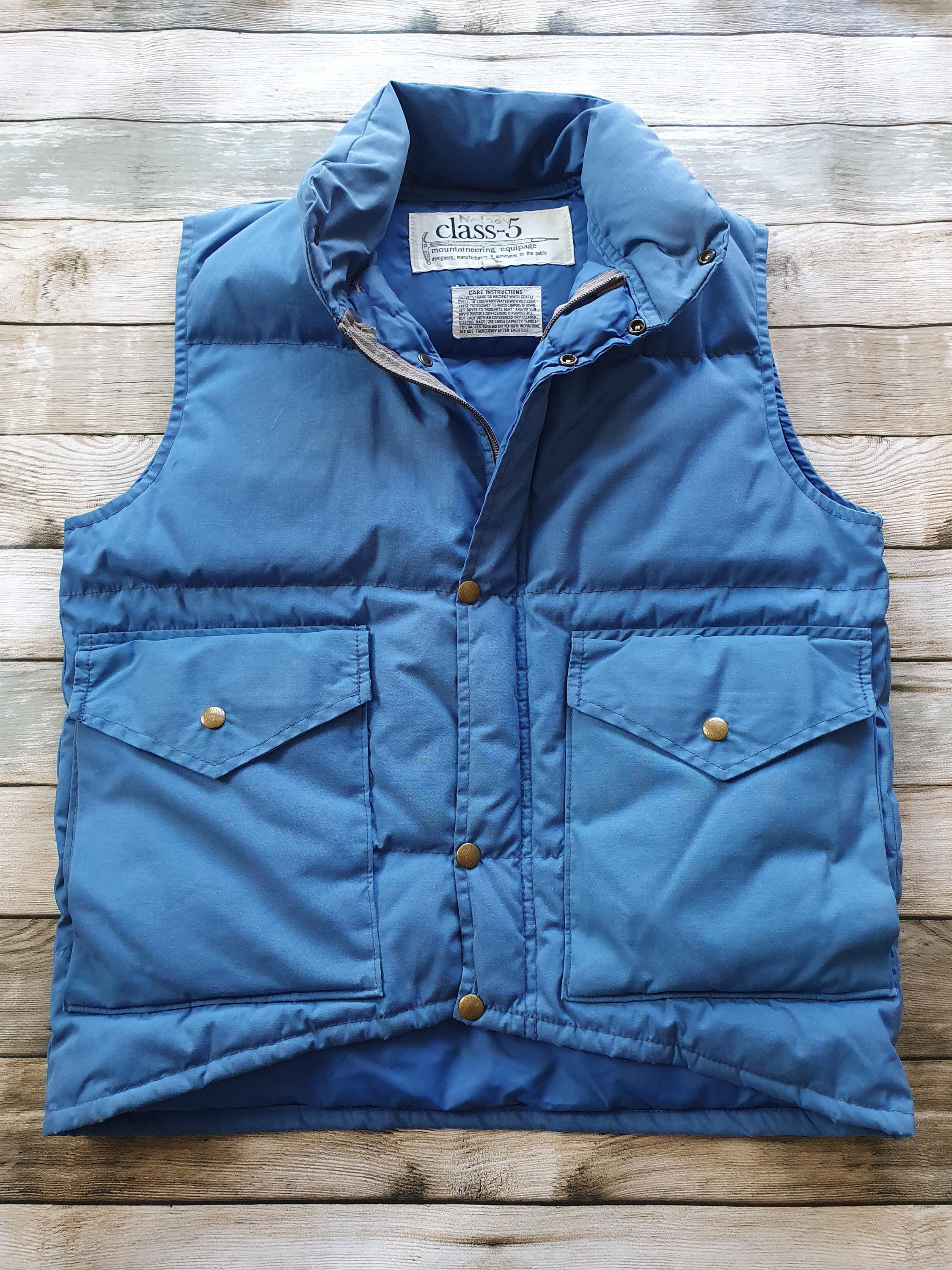 Class 5 Down Vest - Etsy