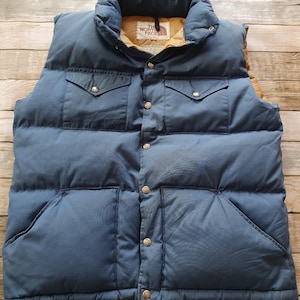 Vintage 70s North Face Vest - Etsy