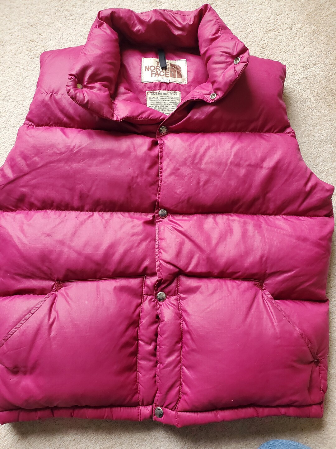 Vintage 1970s the North Face Goose Down Vest - Etsy