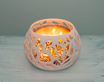 Bath & Body Works 3 Docht Kerzenhalter - Voronoi