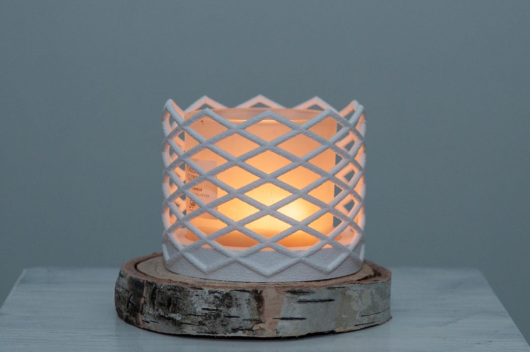 バス＆ボディワークス 3芯キャンドルホルダー - ヘリックス、ホリデー