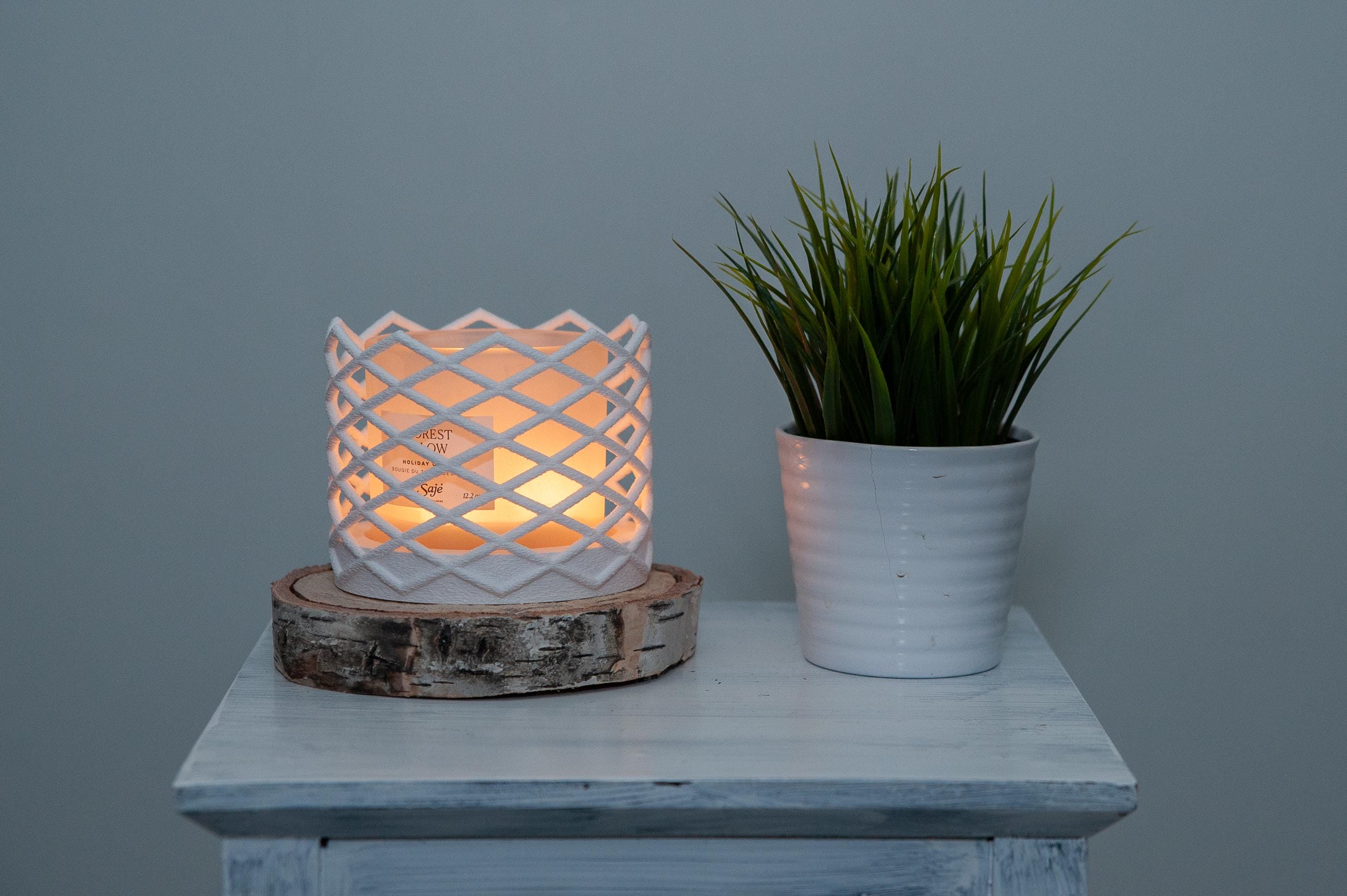 バス＆ボディワークス 3芯キャンドルホルダー - ヘリックス、ホリデー